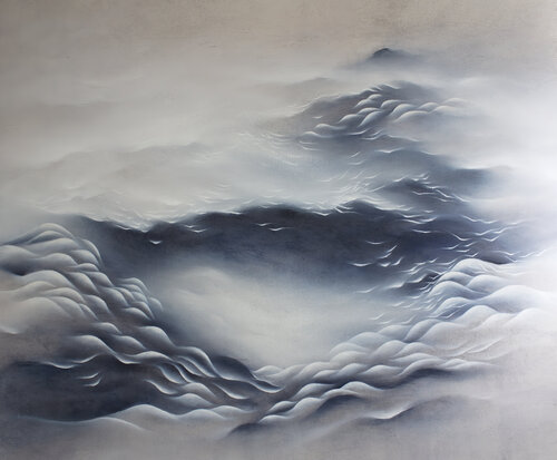 By the crash of a wave di Francesca Borgo, Pittura in vendita su Singulart