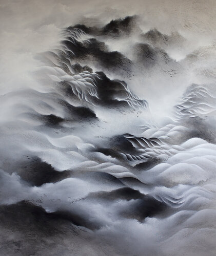Memories of a glacier par Francesca Borgo, Peinture en vente sur Singulart