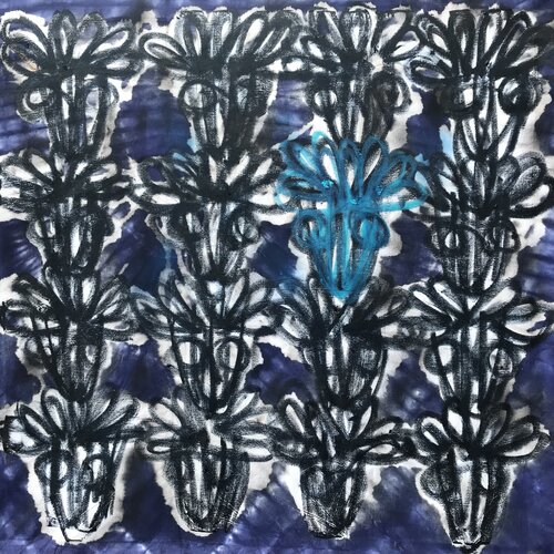 Untitled (Water No Get Enemy, Ye 2) di Suraj Adekola, Pittura in vendita su Singulart