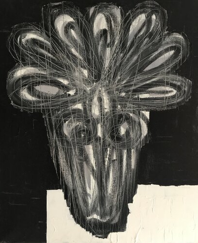 Untitled (How Beautiful We Are) di Suraj Adekola, Pittura in vendita su Singulart