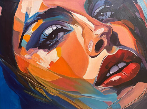 Whispers in Color di Elena Zaharia, Pittura in vendita su Singulart