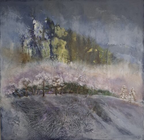 Wintertraum von Angelika Frank, Malerei kaufen auf Singulart