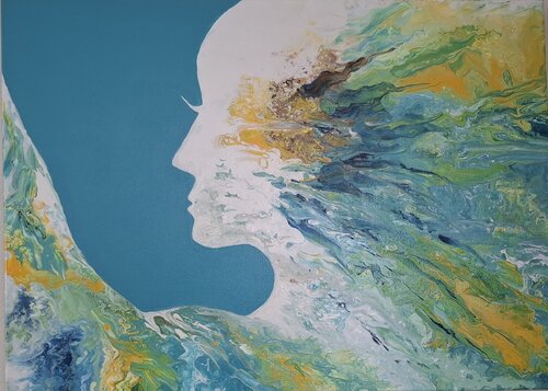 Frühling di Angelika Frank, Pittura in vendita su Singulart