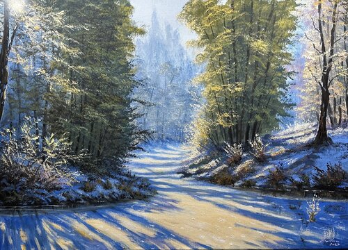 Frozen Silence di Sasa Certanc, Pittura in vendita su Singulart