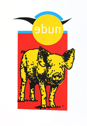 Pig Nude by Craig Rogers, Print for Sale on Singulart
