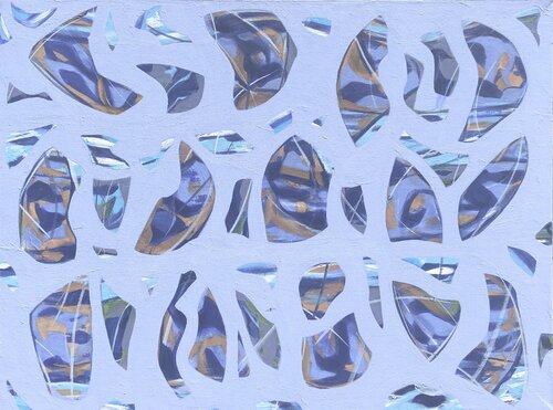 Floating Alphabet-2 van Gregg SIMPSON, Schilderij te koop op Singulart