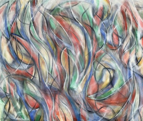 Floral Movement-8 di Gregg SIMPSON, Pittura in vendita su Singulart