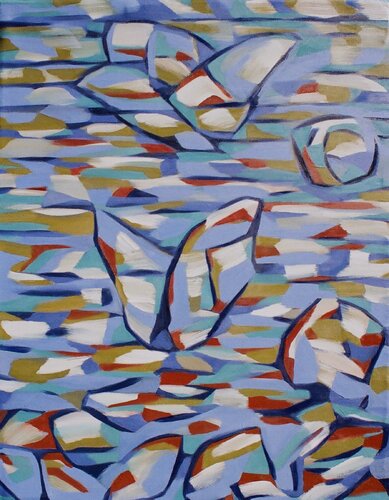 Bord de la Mer di Gregg SIMPSON, Pittura in vendita su Singulart