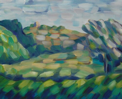 Luberon Field von Gregg SIMPSON, Malerei kaufen auf Singulart
