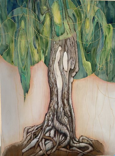 Tree van Crystal Michielsen, Schilderij te koop op Singulart