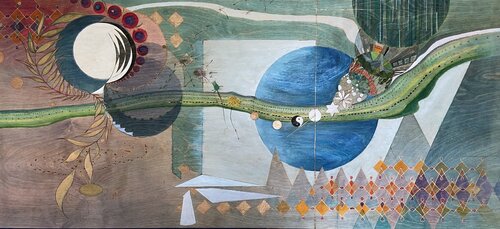Everything always shifting and changing. di Crystal Michielsen, Pittura in vendita su Singulart