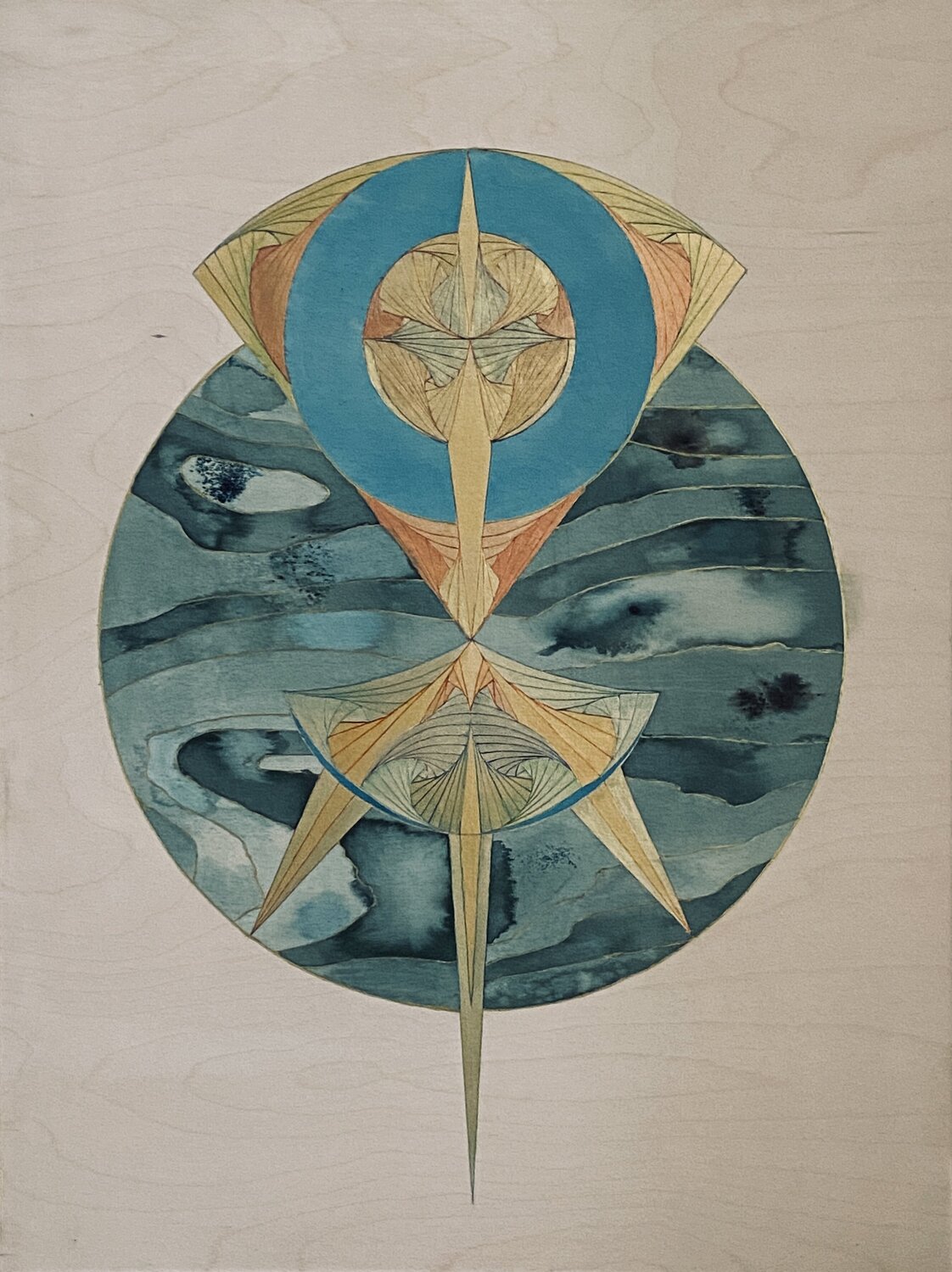 Connecting above and below Crystal Michielsen