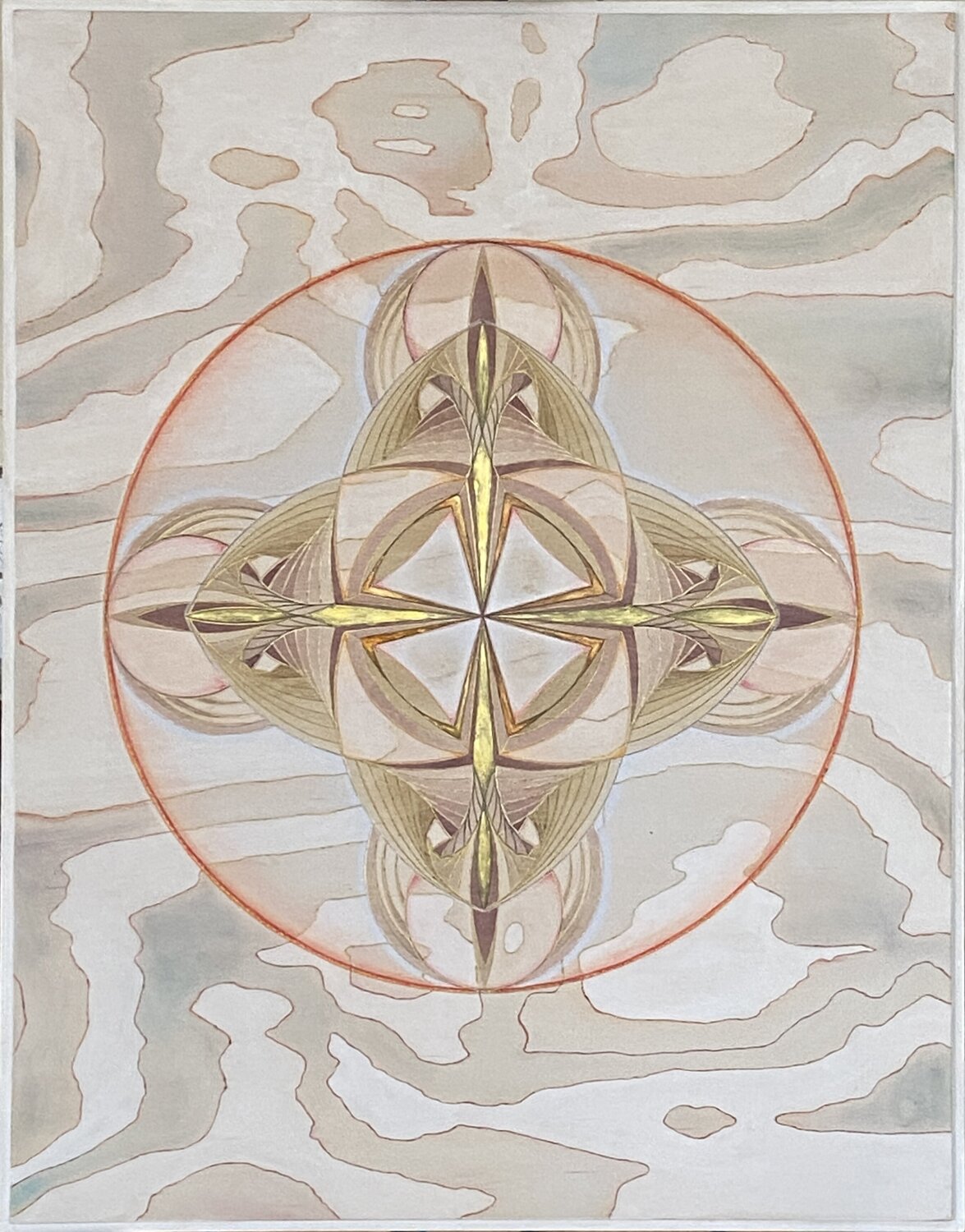 Expanding Forces Christel Michielsen Original painting for sale
