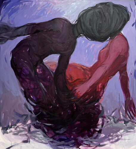Tangled Thoughts par Satenik Ghulijanyan, Peinture en vente sur Singulart