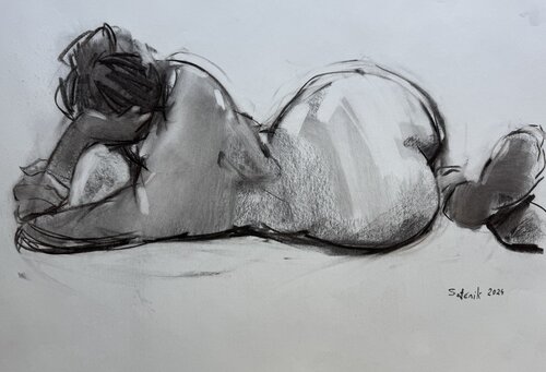 Lilo 1 van Satenik Ghulijanyan, Tekening te koop op Singulart