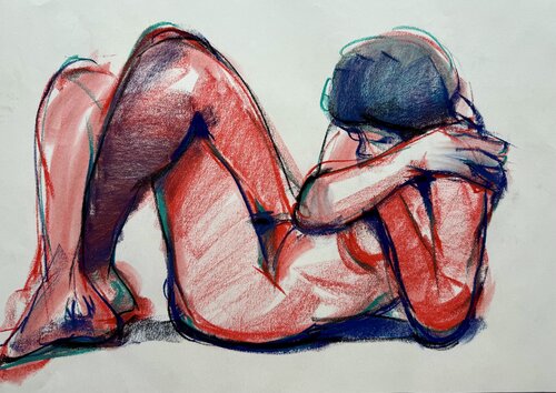 Nude #5 von Satenik Ghulijanyan, Zeichnungen kaufen auf Singulart
