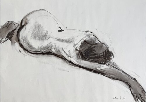 Nude #7 von Satenik Ghulijanyan, Zeichnungen kaufen auf Singulart