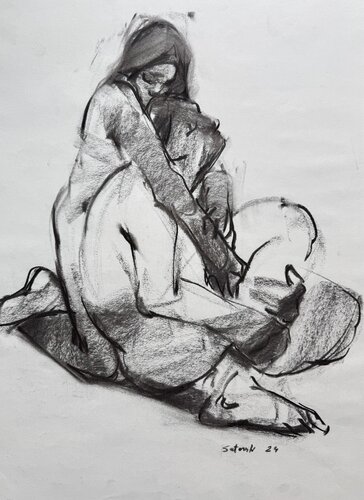 Lovers di Satenik Ghulijanyan, Disegno in vendita su Singulart