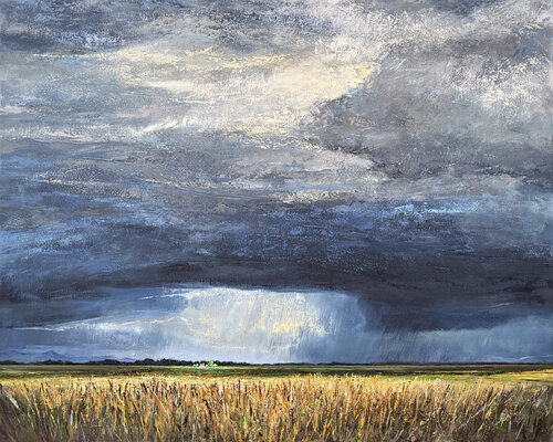 Beneath the Gathering Sky van Anna Stakanova, Schilderij te koop op Singulart