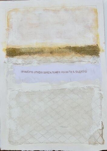 In questo spazio senza tempo ascolto il silenzio_3 von Tina Mallia, Werk auf Papier kaufen auf Singulart