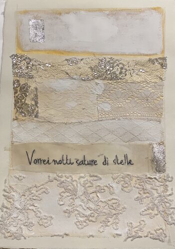 Vorrei notti sature di stelle_1 von Tina Mallia, Werk auf Papier kaufen auf Singulart