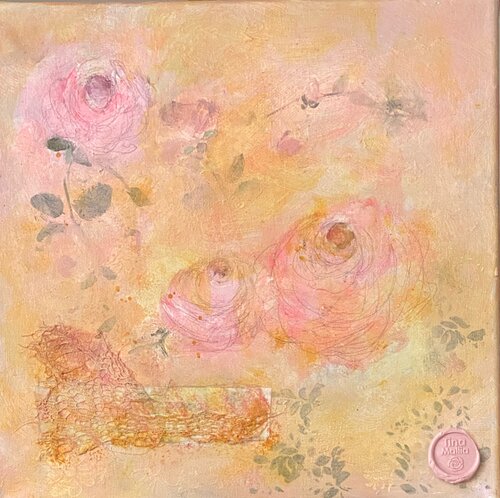 Avevo voglia di fiori von Tina Mallia, Malerei kaufen auf Singulart