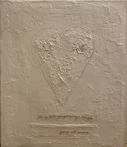 In questo spazio senza tempo penso all'amore. von Tina Mallia, Malerei kaufen auf Singulart