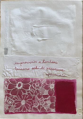 Improvvisi e lontani tornano echi di passioni offuscate. von Tina Mallia, Werk auf Papier kaufen auf Singulart