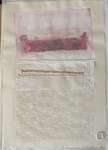 In questo spazio senza tempo ascolto il silenzio_2 par Tina Mallia, Œuvre sur papier en vente sur Singulart