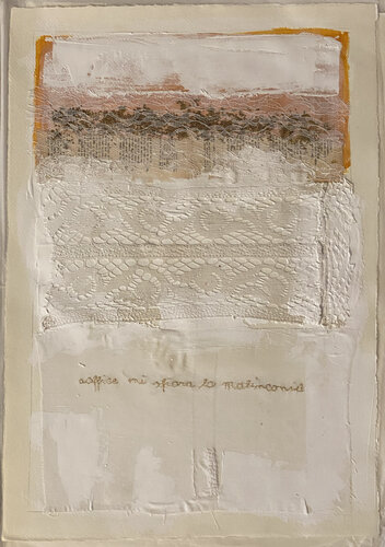 Soffice mi sfiora la malinconia . par Tina Mallia, Œuvre sur papier en vente sur Singulart