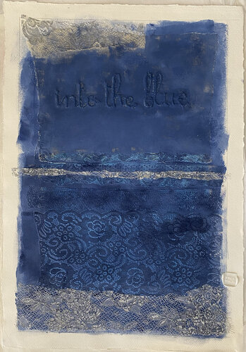 Into the blue. by Tina Mallia, Work on Paper for Sale on Singulart