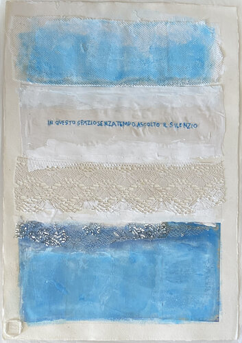 In questo spazio senza tempo ascolto il silenzio_1 by Tina Mallia, Work on Paper for Sale on Singulart