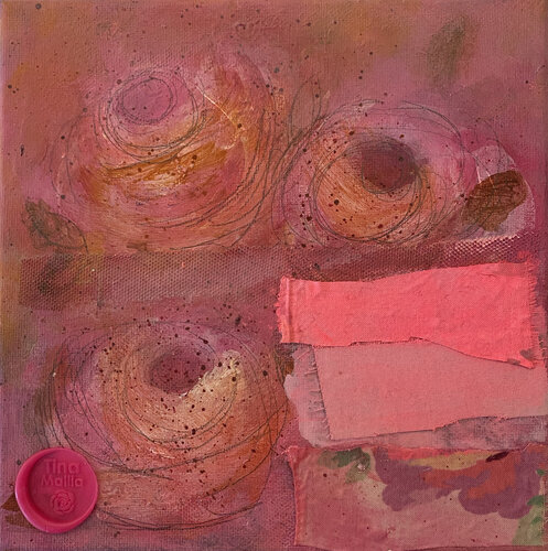 Avevo voglia di fiori van Tina Mallia, Schilderij te koop op Singulart