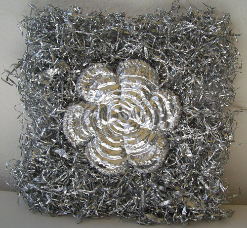 Monochrome Silver_4 van Tina Mallia, Schilderij te koop op Singulart