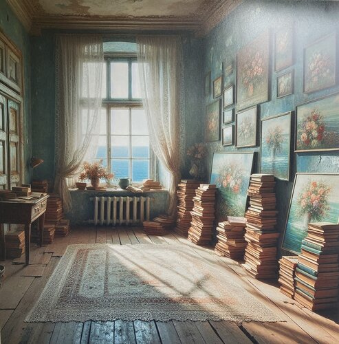 Locus amenus , rifugi interiori_5 van Tina Mallia, Digitaal te koop op Singulart