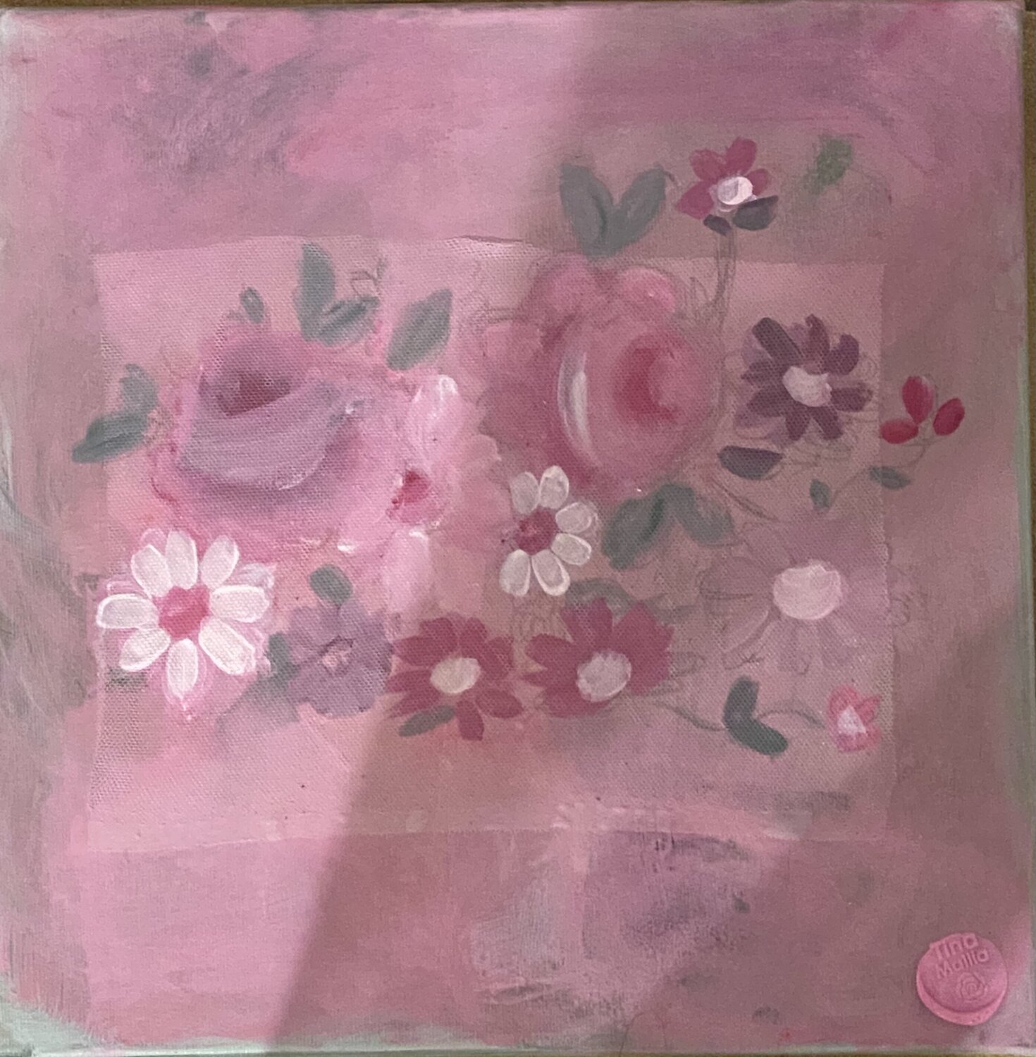 Avevo voglia di fiori Tina Mallia Originalgemälde zu verkaufen