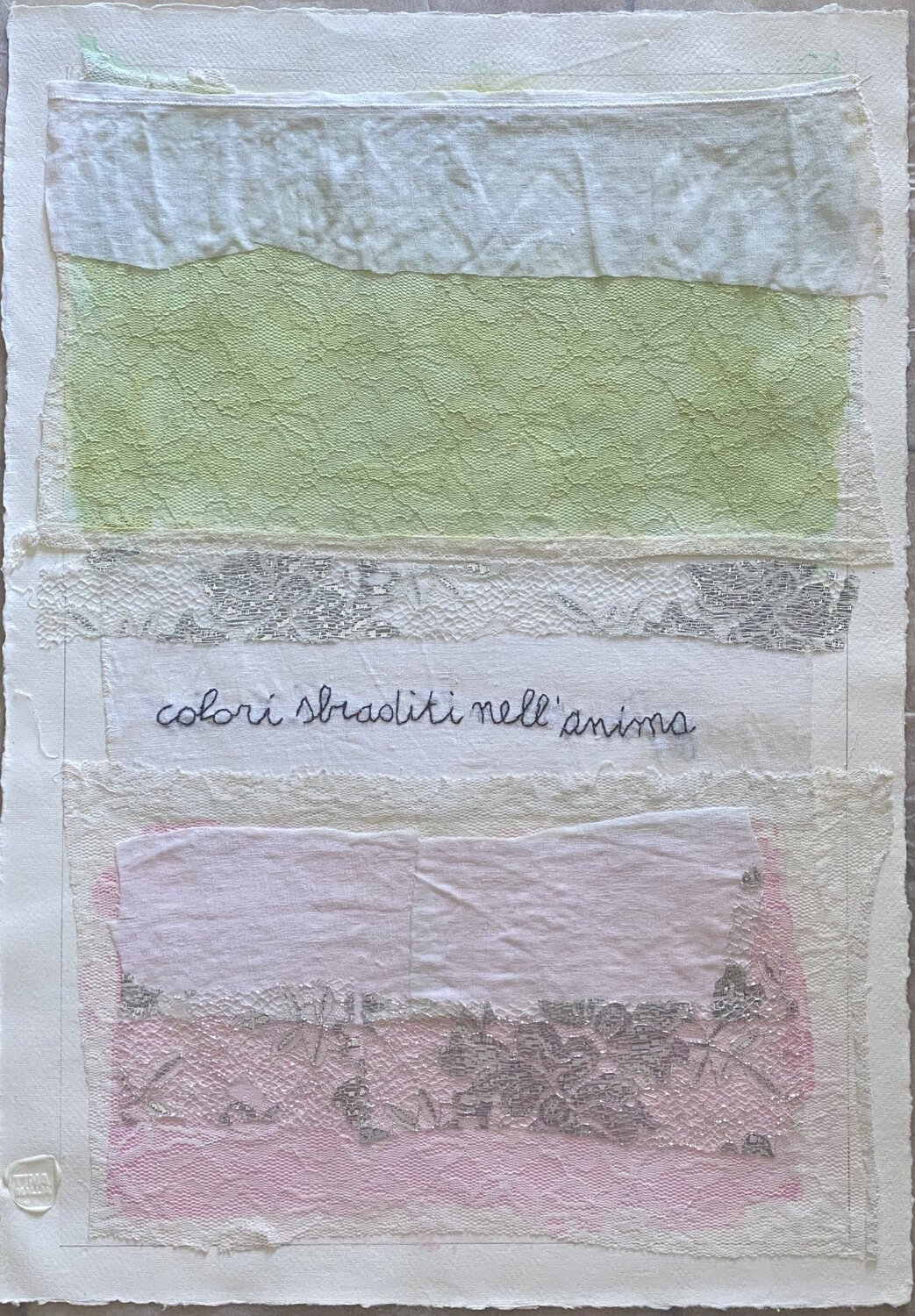 Colori sbiaditi nell'anima. Tina Mallia Werk auf Papier zu verkaufen