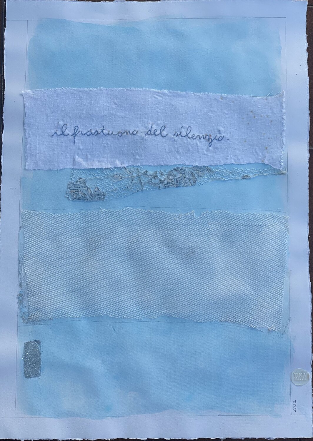 Il frastuono del silenzio. Tina Mallia Werk auf Papier zu verkaufen