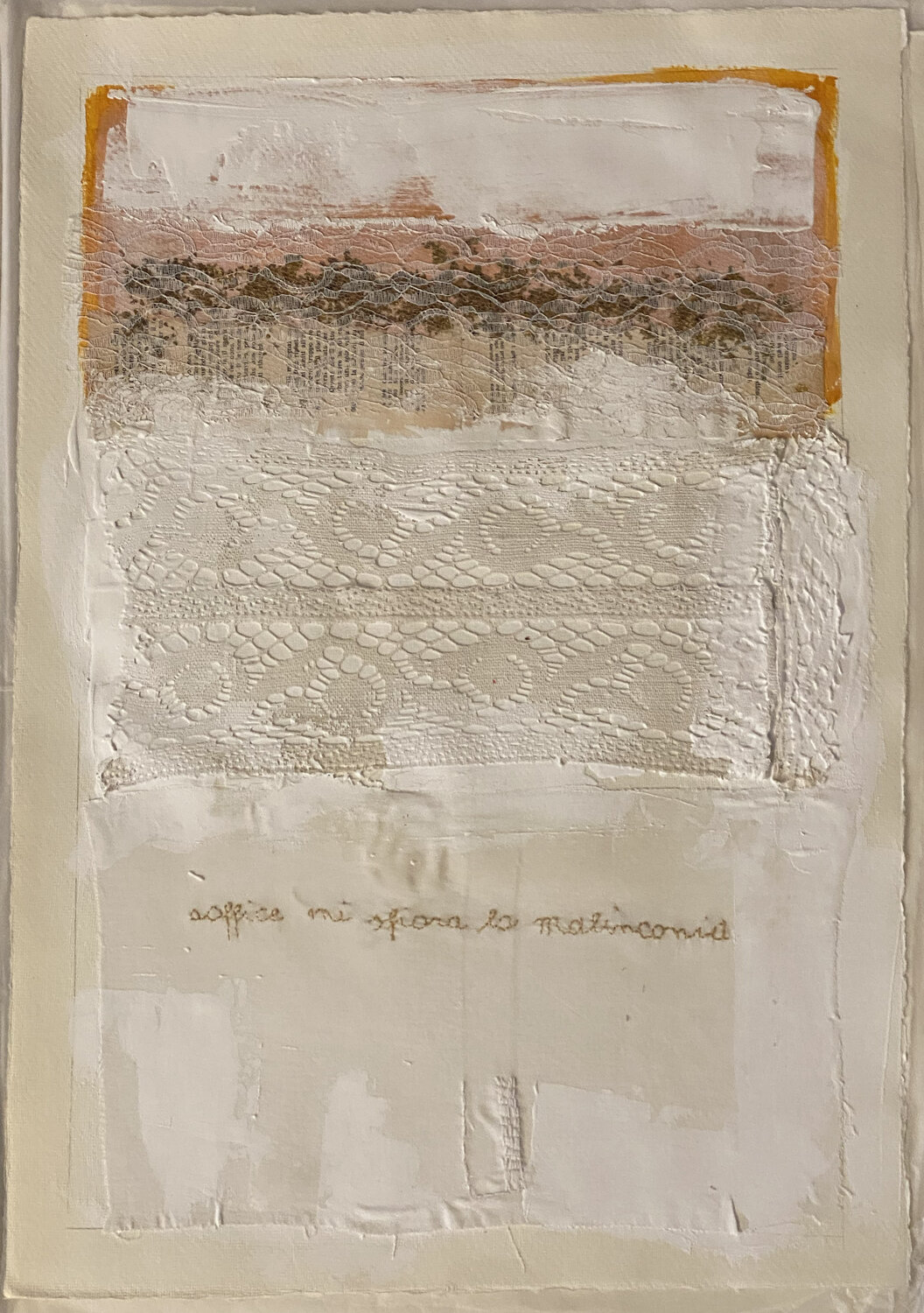 Soffice mi sfiora la malinconia . Tina Mallia Werk auf Papier zu verkaufen