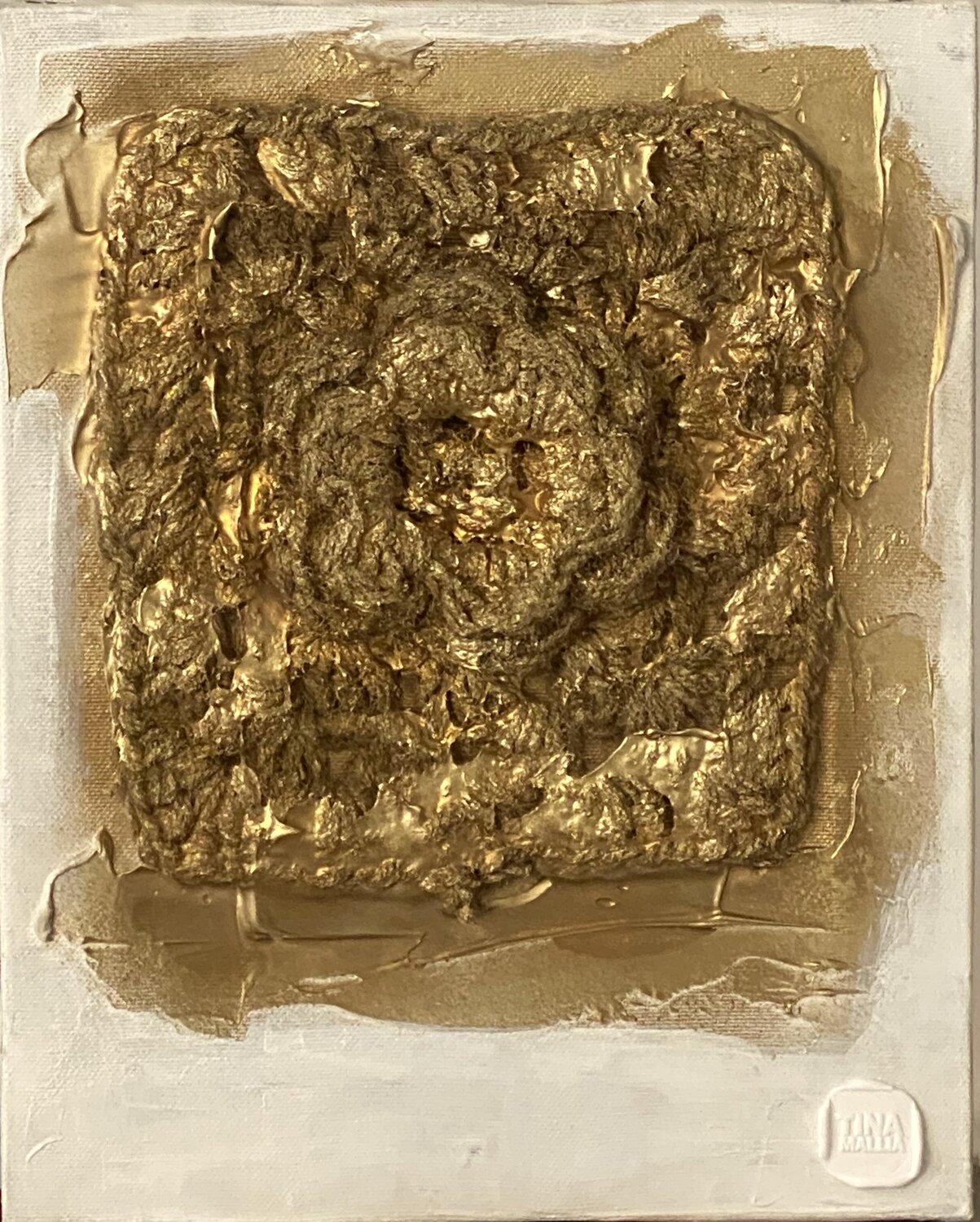 Gold on White. Tina Mallia