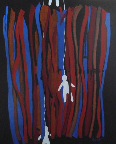 Les fantoches di Michel Marant, Pittura in vendita su Singulart