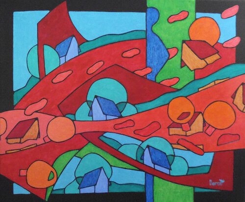 Coup de vent di Michel Marant, Pittura in vendita su Singulart