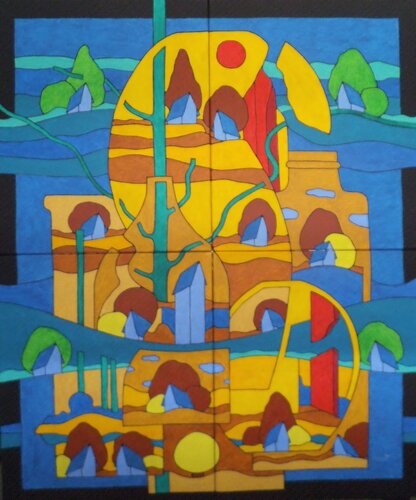 REFLETS SOLEIL D'AUTOMNE von Michel Marant, Malerei kaufen auf Singulart