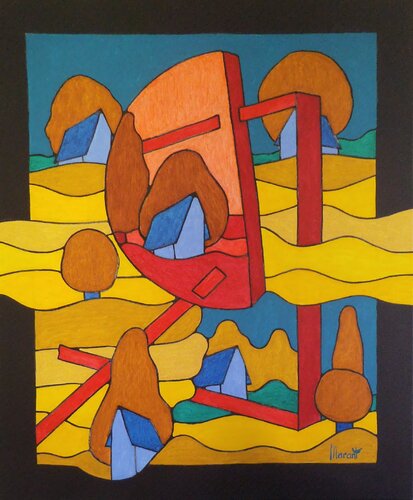 L'OEIL SUR LA NATURE van Michel Marant, Schilderij te koop op Singulart