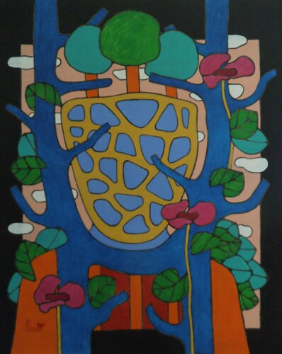 L'homme des bois van Michel Marant, Schilderij te koop op Singulart