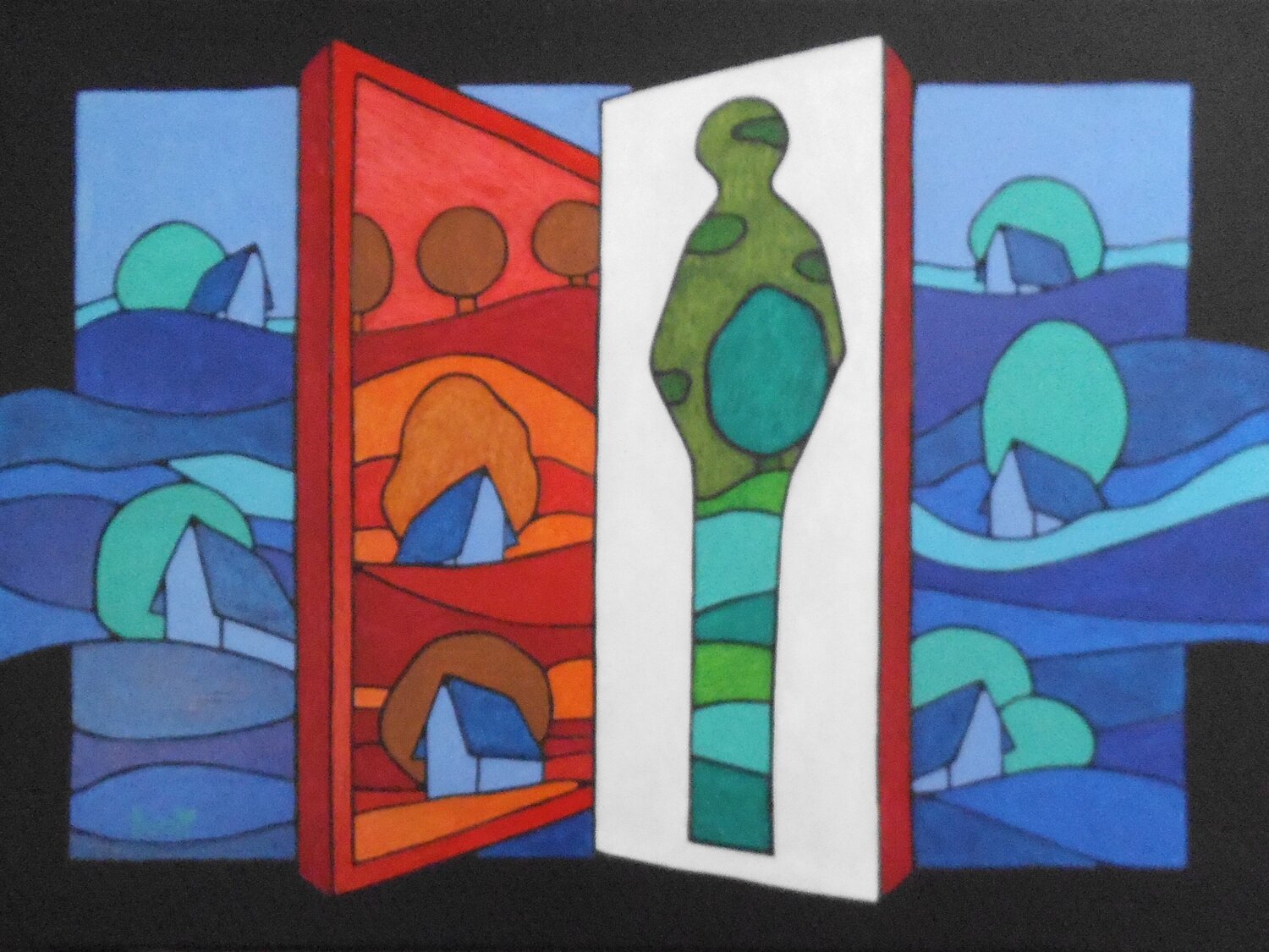 SILHOUETTE VERTE Michel Marant