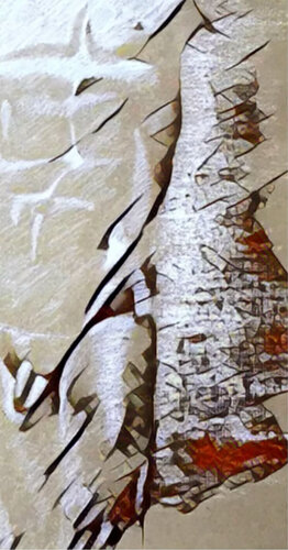 *Der Schal aus Licht* by Annette Billeter-Kuehn, Print for Sale on Singulart
