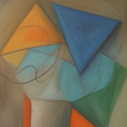 Tiefe durch Verdichtung ABSTRAKT 3/5 by Annette Billeter-Kuehn, Print for Sale on Singulart