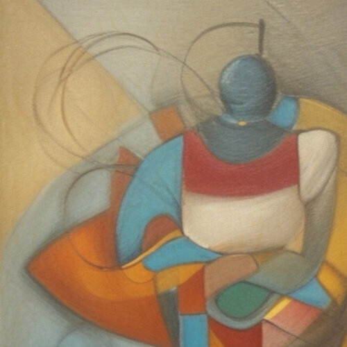 Tiefe durch Verdichtung ABSTRAKT 2/5 by Annette Billeter-Kuehn, Print for Sale on Singulart