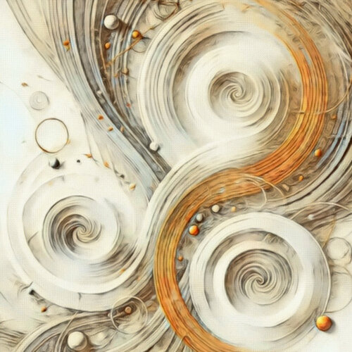 SPIRALE x 3 von Annette Billeter-Kuehn, Druck kaufen auf Singulart